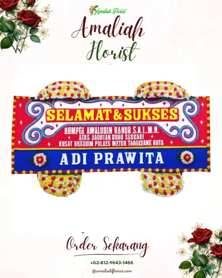 Papan Bunga Ucapan Selamat Sruwi